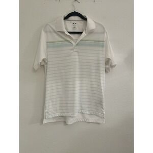 Adidas Men's Core Novelty Polo White Golf‎ Shirt size   S